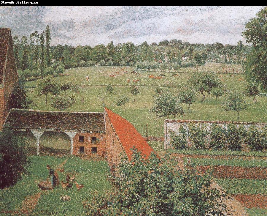 Camille Pissarro scenery out the window